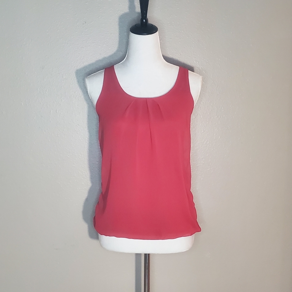 Express Sleeveless Red Blouse Size XS